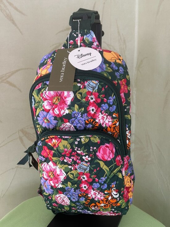 VERA BRADLEY X DISNEY WINNIE THE POOH LORMAN SLING BACKPACK:NWT SPRINGTIME #3 main image 6